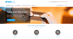 Desktop Screenshot of directpay.biz